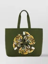 Kenzo Reversible Utility Shopping Bag With Tiger Print