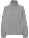 Kenzo Ribbed-knit Jumper In Grey