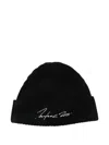 Kenzo Ribbed Signature Beanie In Black