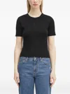 Kenzo Ribbed Top In Black