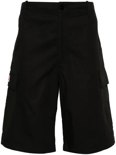 Kenzo Cargo Workwear Shorts In Burgundy