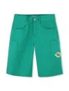 Kenzo Ripstop Shorts In Green