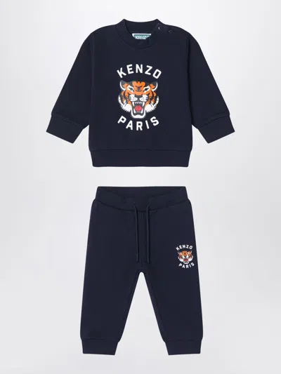KENZO JUMPSUIT KENZO KIDS KIDS COLOR MARINE,G65102082