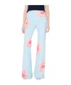 Shop Kenzo ' Rose' Pleated Pants In Blue