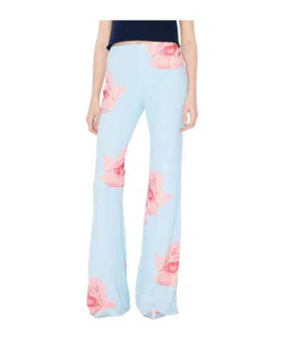 KENZO 'KENZO ROSE' PLEATED PANTS