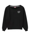 Kenzo Verdy Market Print Sweatshirt In Black