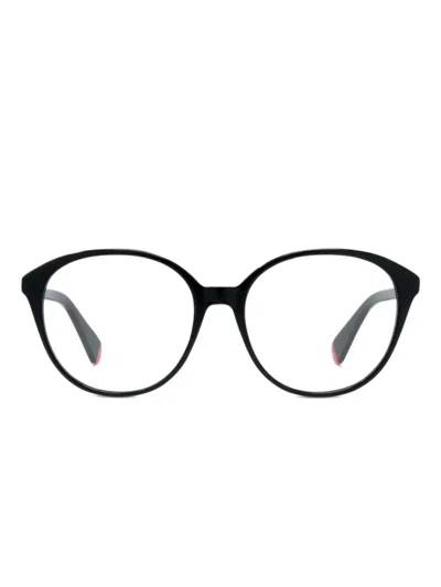 Kenzo Round-frame Glasses In Black