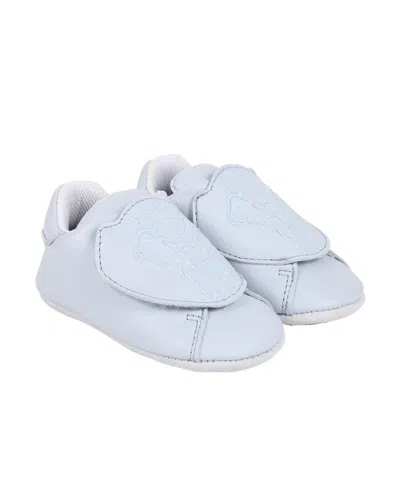 Kenzo Kids' Printed Slippers In Azzurra