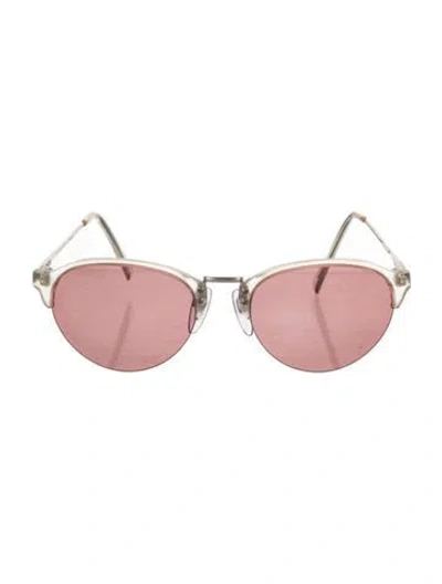 Pre-owned Kenzo Round Mirrored Sunglasses