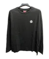 Kenzo Crew Neck Graphic Print Long Sleeves T-shirt In Black