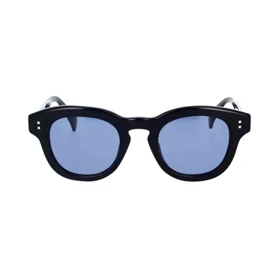 Pre-owned Kenzo Round Sunglasses 'black/blue' | Men's Size Onesize