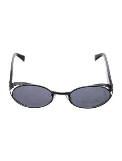 Pre-owned Kenzo Round Tinted Sunglasses In Multi
