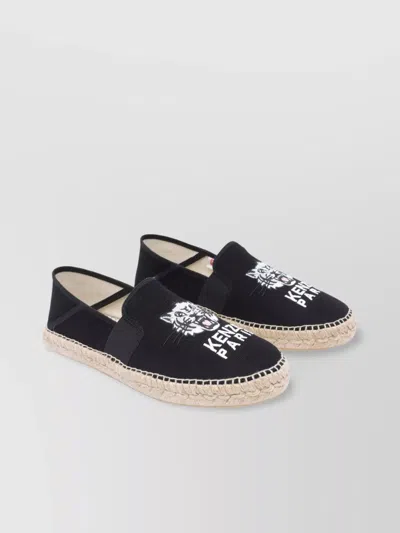 Kenzo Round Toe Canvas Espadrilles