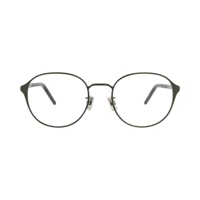 Pre-owned Kenzo Round-frame Metal Optical Frames 'green/transparent' | Men's Size Onesize