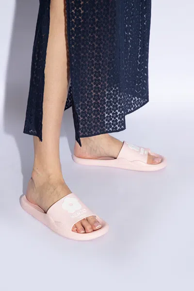 KENZO KENZO RUBBER SLIDES WITH LOGO