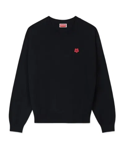 Kenzo Rws Boke-flower Crewneck Jumper In Black