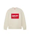 Kenzo Futura 2000 Wool Sweater With Graphic Print In Neutral