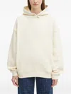 Kenzo Safety-pin Long-sleeve Hoodie In White