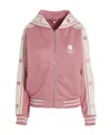 Kenzo Logo Embroidery Bib Sweatshirt In Pink