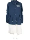 Kenzo Sailor Nylon Windbreaker Jacket In Blue