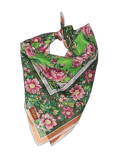 Pre-owned Kenzo Scarf In Green