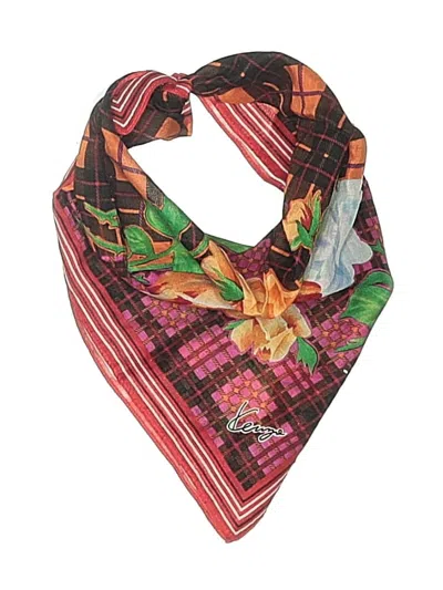 Pre-owned Kenzo Scarf In Red