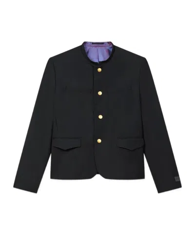 Kenzo School Boy Tailored Jacket In Black