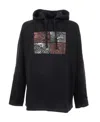 Kenzo Seasonal Raglan Hoodie In Black