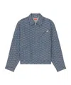 Kenzo ' Seigaiha' Denim Jacket In Blue