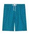 Kenzo Long Boardshort In White