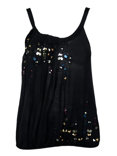 Pre-owned Kenzo Sequin-embellished Tank Top