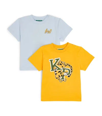 Kenzo Kids' Set Of 2 Cotton T-shirts (24-36 Months) In Multi