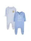 Kenzo Tiger-print Pajamas (set Of Two) In Blue