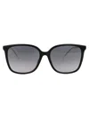 Kenzo Shiny Black Acetate Sunglasses