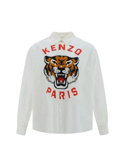 Kenzo Shirt In Bianco