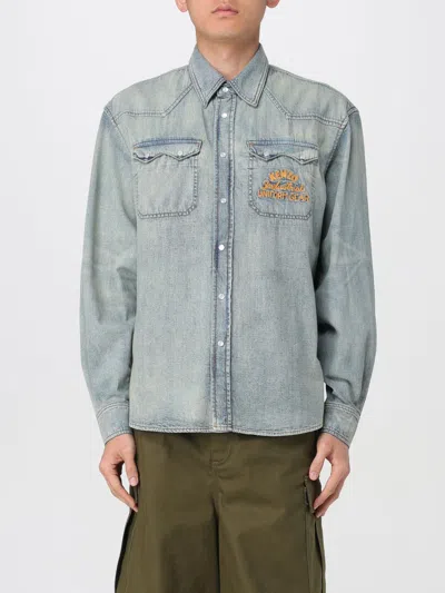 KENZO SHIRT KENZO MEN COLOR BLUE,F46915009