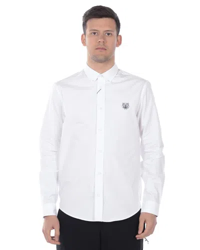 Kenzo Cotton Shirt In White