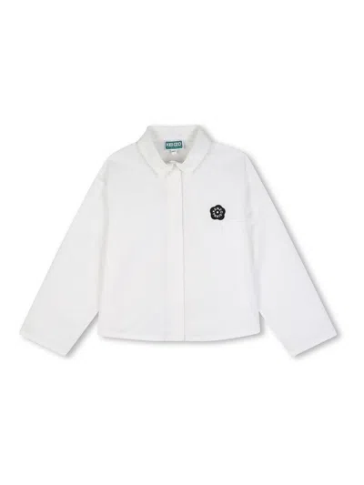 Kenzo Kids Shirt Kids Color White