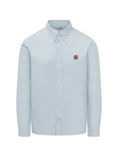 Kenzo Shirts Clear Blue