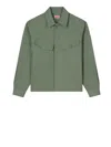Kenzo Green Regular Solid Shirt In Green