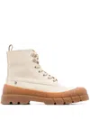 Kenzo High-top Ankle Boots Pull-tab Heel In Neutral