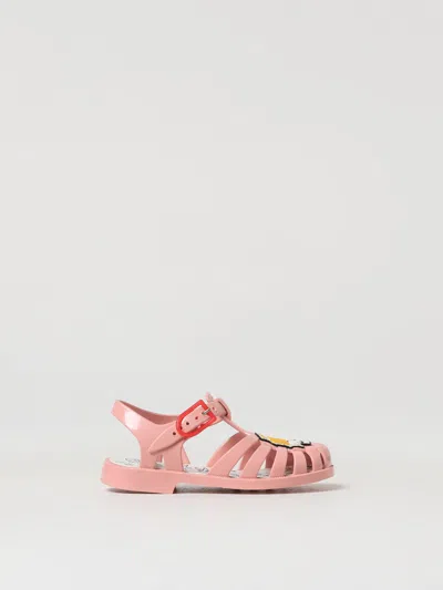 Kenzo Kids' Pink Sandals For Girl With Tiger