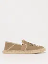 Kenzo Lucky Tiger Elastic Slip On Espadrilles In Beige