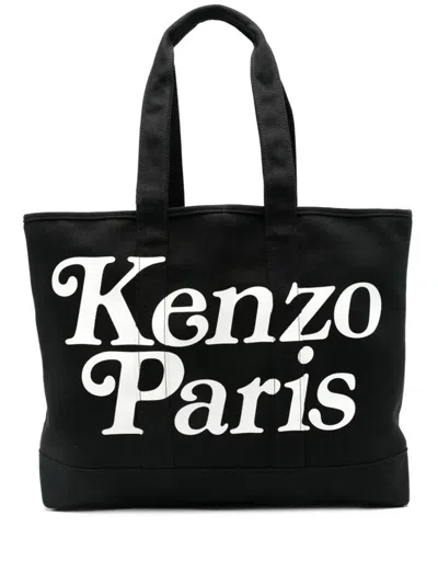 Kenzo Shopping Bags In Black