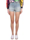 Kenzo Light-blue Denim Shorts In Blue
