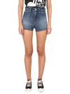 Kenzo Short In Denim In Multi