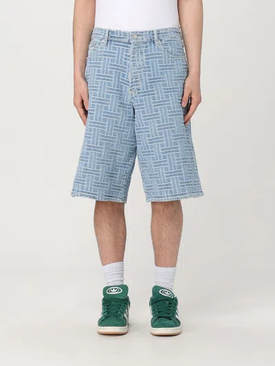 KENZO SHORT KENZO MEN COLOR GNAWED BLUE,G68519011
