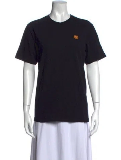 Pre-owned Kenzo Short Sleeve Polo In Black