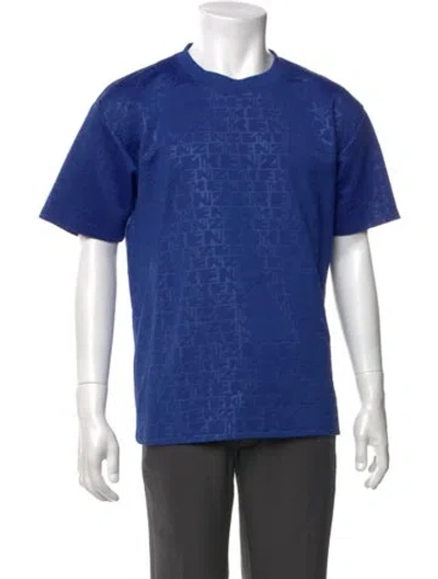 Pre-owned Kenzo Short Sleeve Shirt In Blue