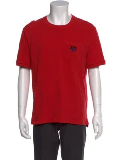 Pre-owned Kenzo Short Sleeve Shirt In Red